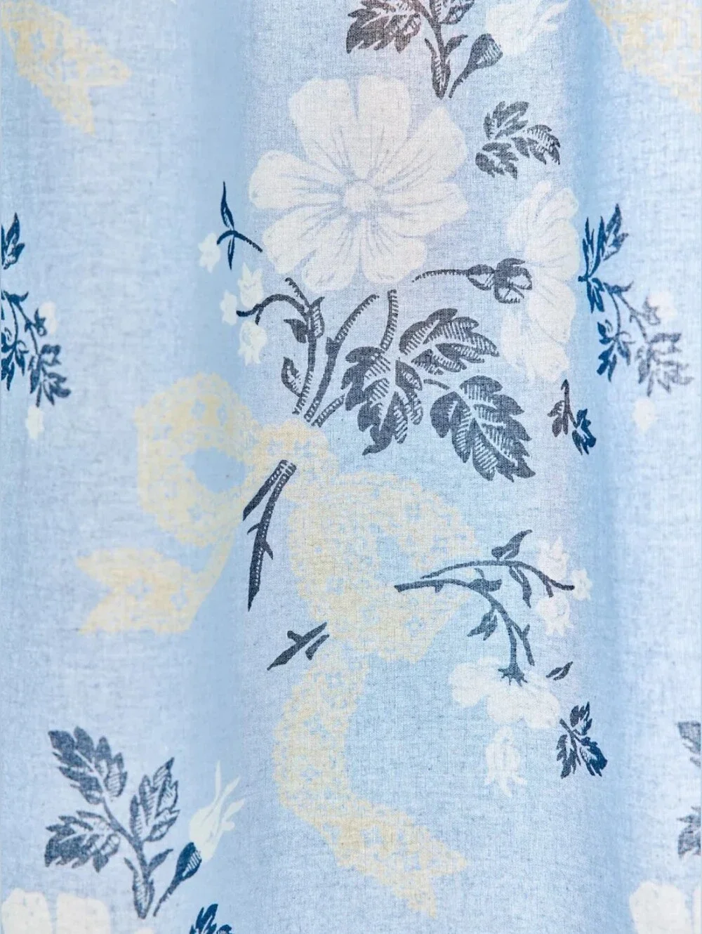 ❣️🪷NWT Urban Outfitters Juliette Floral Bows Patterned Shower Curtain 72x72